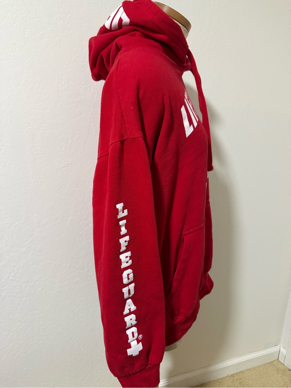 Lifeguard Kauai Hawaii Red Hoodie - Picture 4 of 6